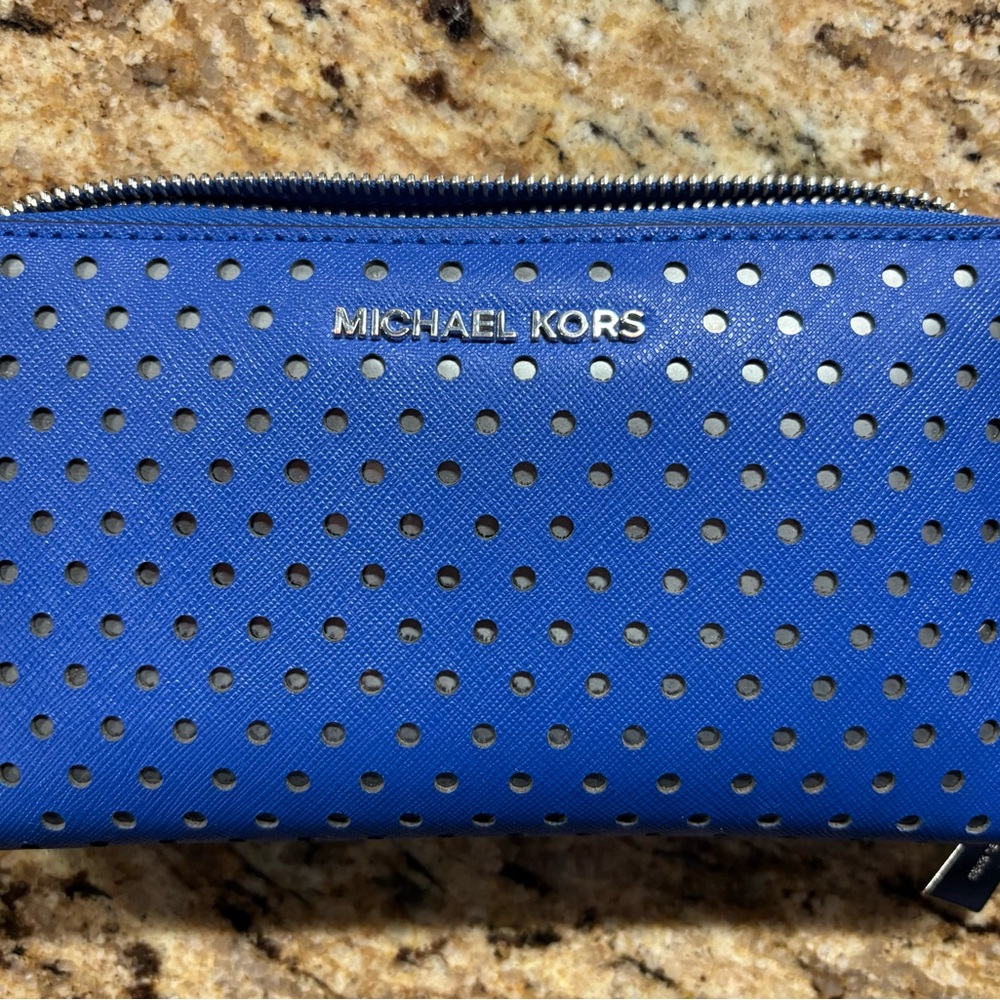 Michael Kors Blue Wallet